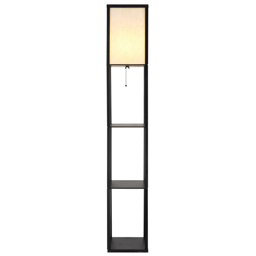 Globo - Stojací lampa 1xE27/60W/230V černá