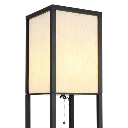 Globo - Stojací lampa 1xE27/60W/230V černá