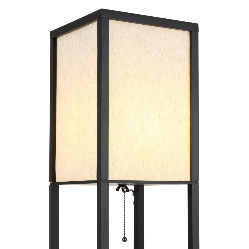 Globo - Stojací lampa 1xE27/60W/230V černá