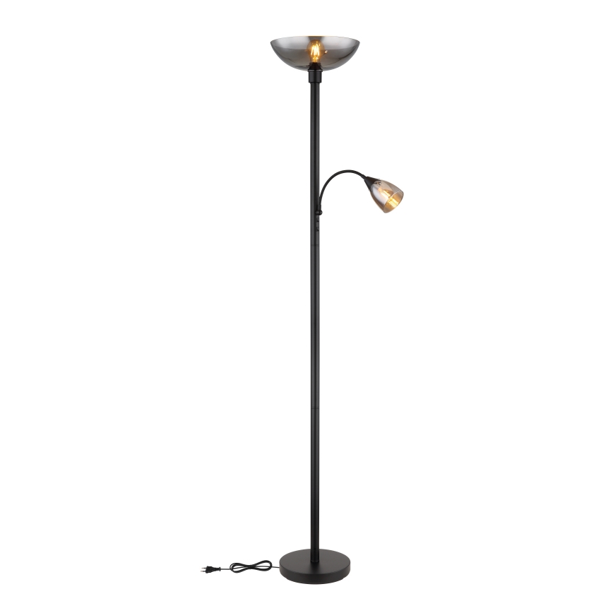 Globo - Stojací lampa 1xE27/60W/230V + 1xE14/40W