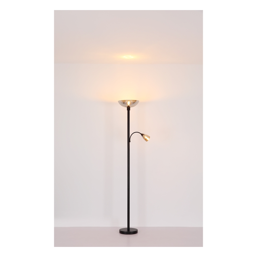 Globo - Stojací lampa 1xE27/60W/230V + 1xE14/40W