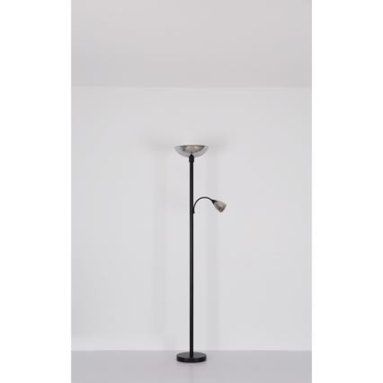 Globo - Stojací lampa 1xE27/60W/230V + 1xE14/40W