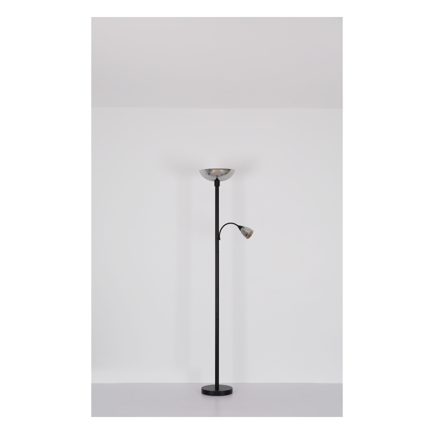 Globo - Stojací lampa 1xE27/60W/230V + 1xE14/40W