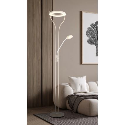 Globo - LED Stmívatelná stojací lampa LED/20W/230V + LED/4W 3000K