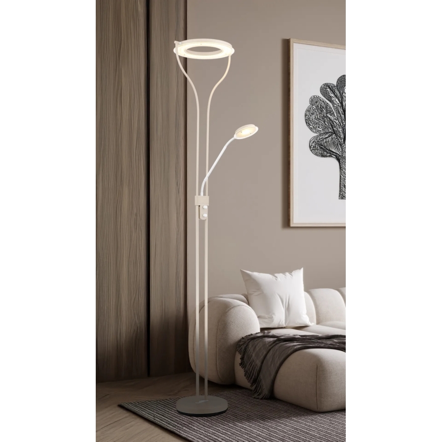 Globo - LED Stmívatelná stojací lampa LED/20W/230V + LED/4W 3000K