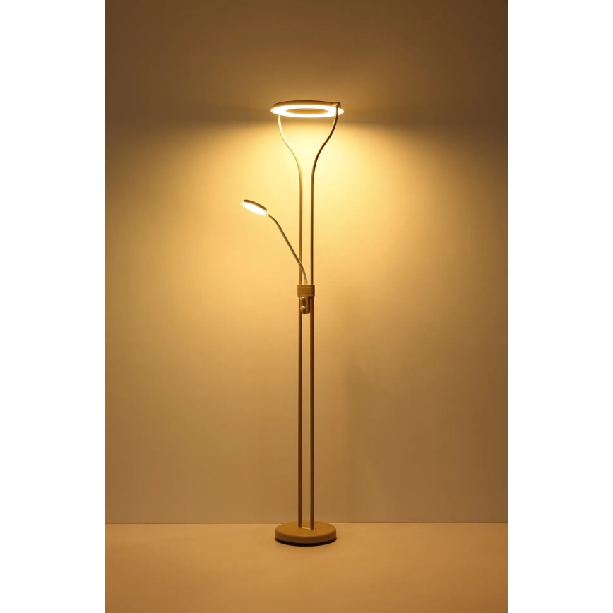 Globo - LED Stmívatelná stojací lampa LED/20W/230V + LED/4W 3000K