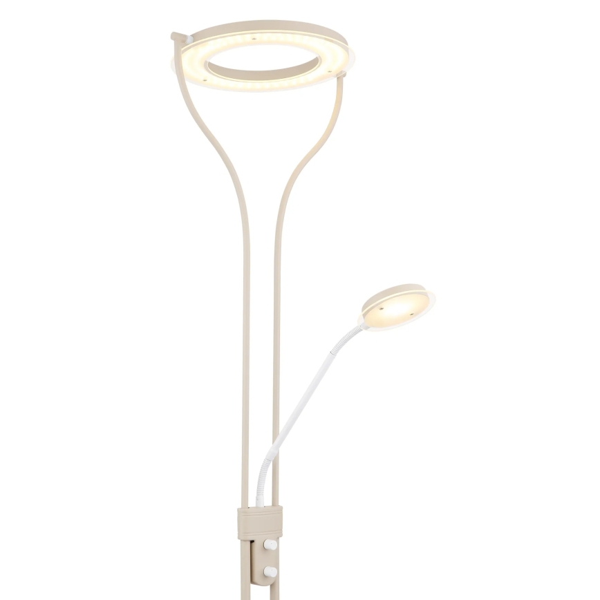 Globo - LED Stmívatelná stojací lampa LED/20W/230V + LED/4W 3000K
