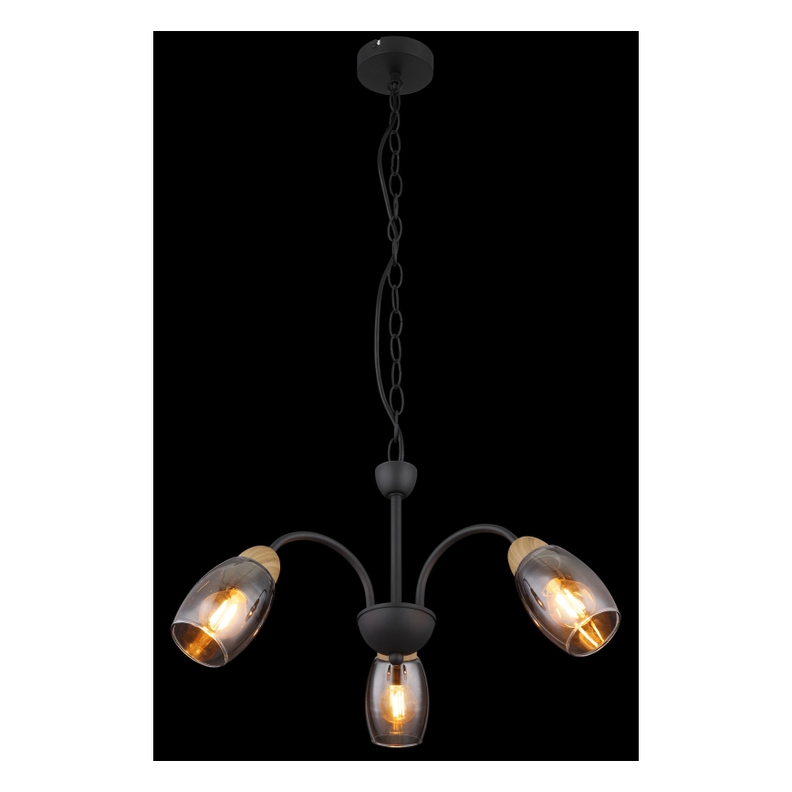 Globo - Lustr na řetězu 3xE14/25W/230V