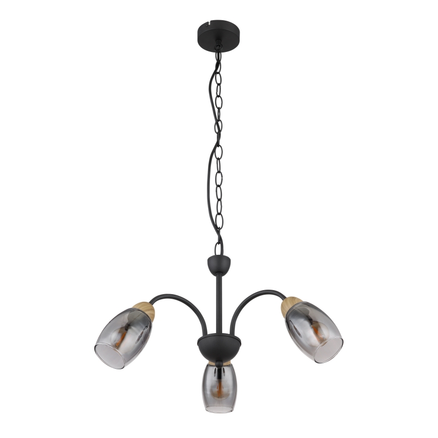 Globo - Lustr na řetězu 3xE14/25W/230V