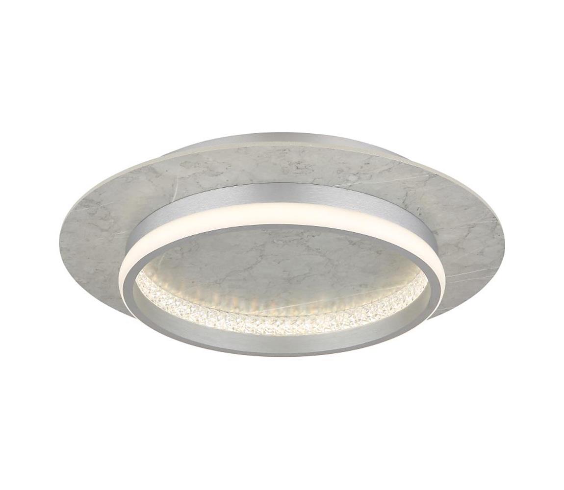 Globo 62000102- LED Stmívatelné stropní svítidlo MARY LED/24W/230V 2700-6500K+DO 62000102 Čirá,Stříbrná