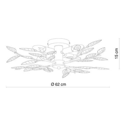 Globo - Stropní svítidlo 4xE14/40W/230V