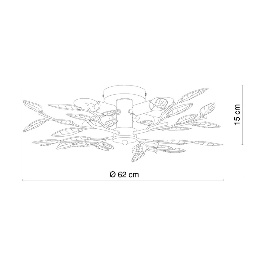 Globo - Stropní svítidlo 4xE14/40W/230V
