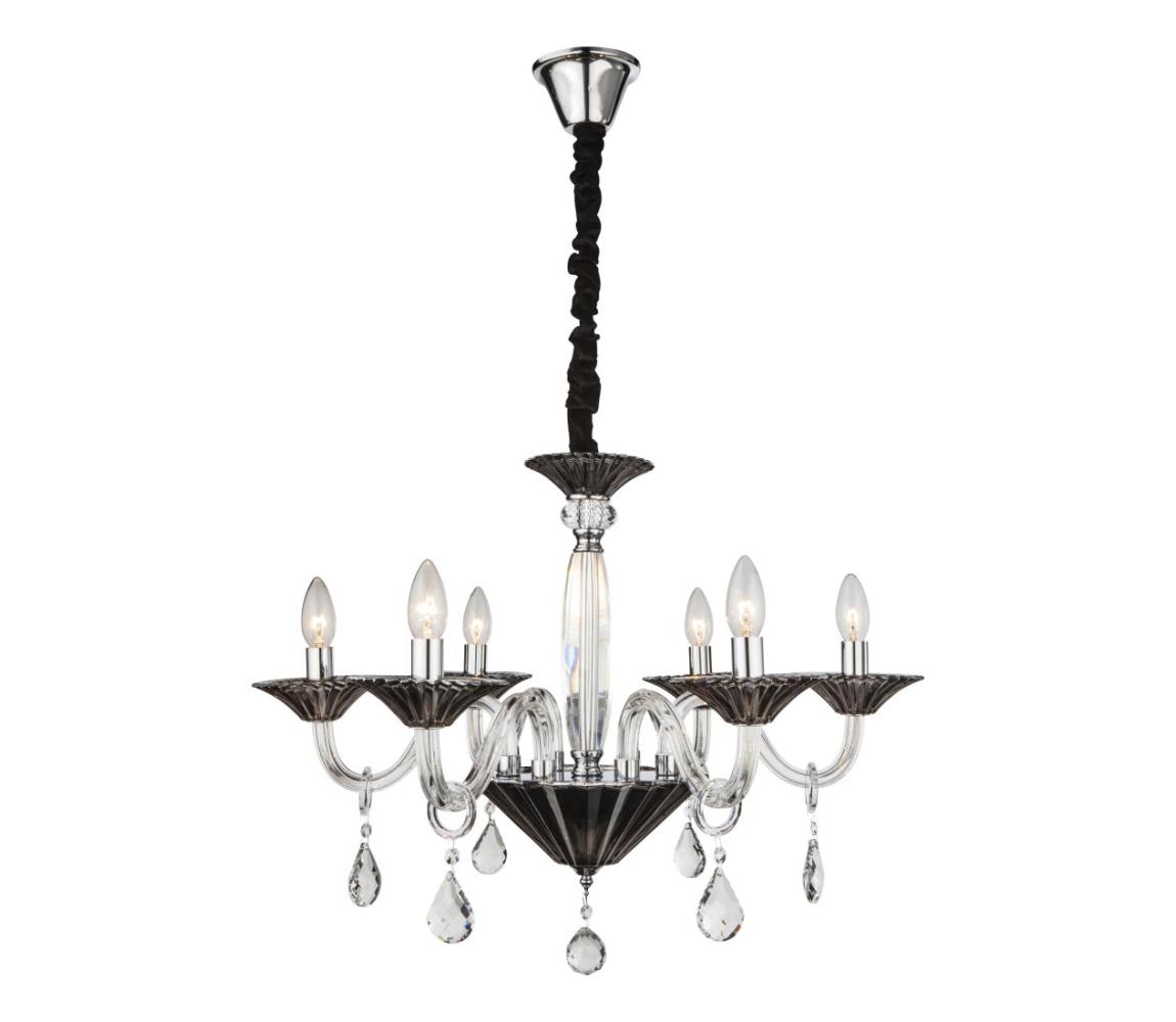 Globo Globo 64121-6 - Lustr na řetězu CROWN II 6xE14/40W/230V GL4245