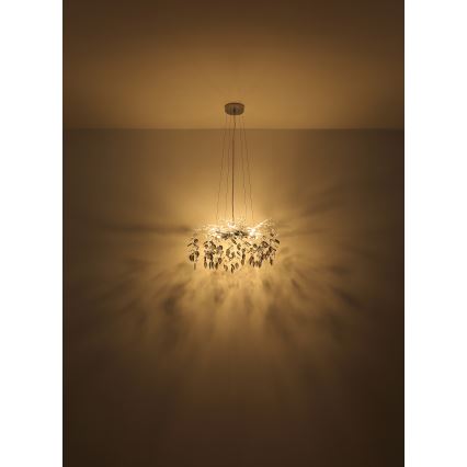 Globo - Lustr na lanku 8xG9/8W/230V pr. 61 cm zlatá