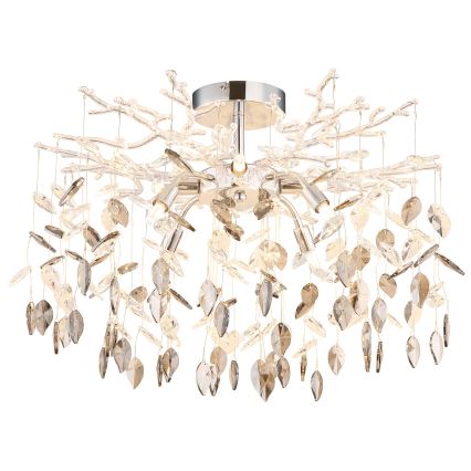 Globo - Lustr na tyči 8xG9/8W/230V lesklý chrom