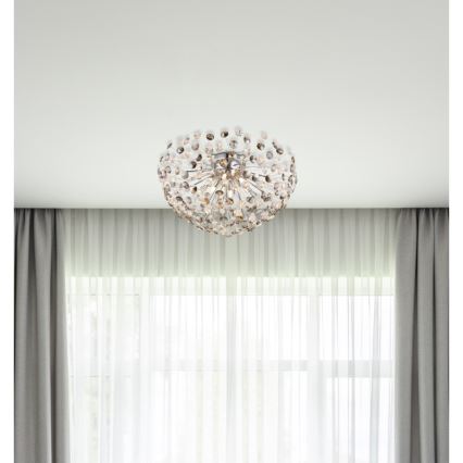 Globo - LED Stropní svítidlo 6xG9/3,5W/230V pr. 60 cm lesklý chrom