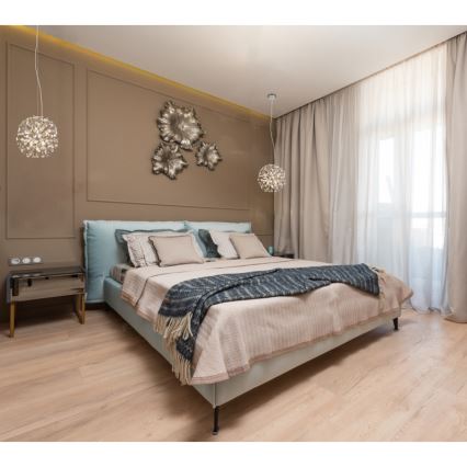 Globo - LED Lustr na lanku 8xG9/3,5W/230V lesklý chrom