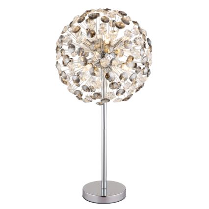 Globo - LED Stolní lampa 8xG9/3,5W/230V lesklý chrom