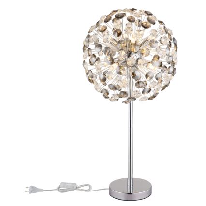 Globo - LED Stolní lampa 8xG9/3,5W/230V lesklý chrom