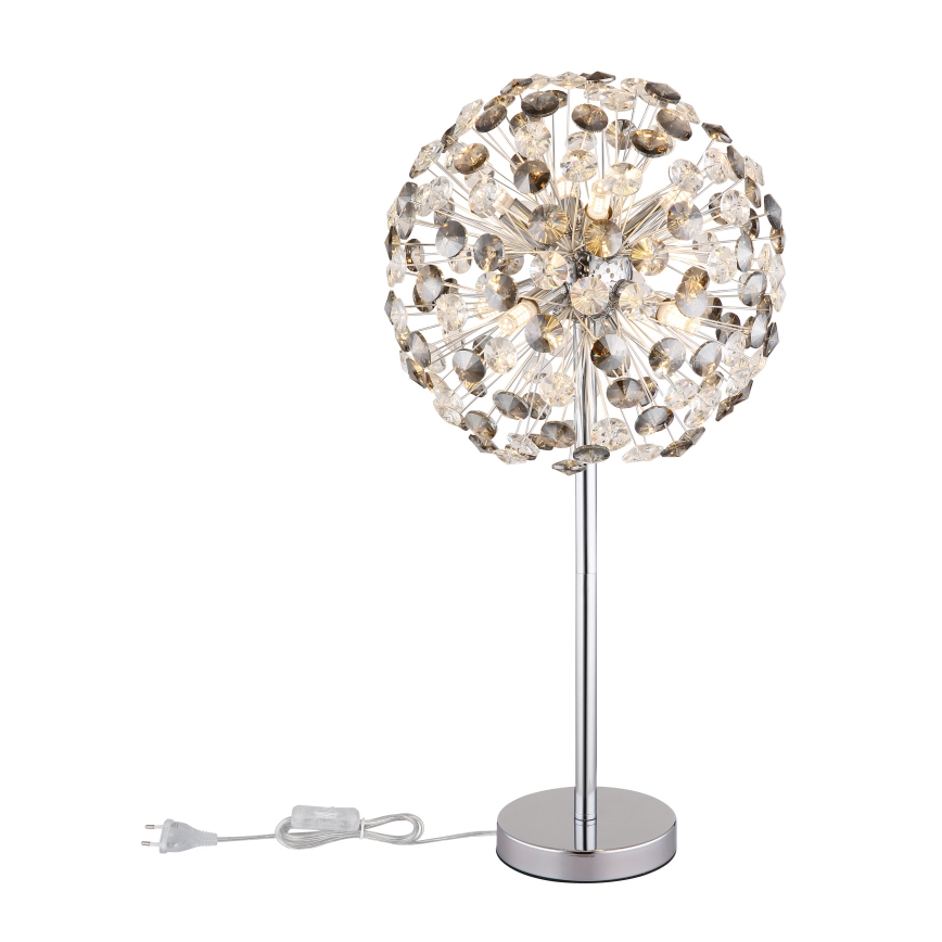 Globo - LED Stolní lampa 8xG9/3,5W/230V lesklý chrom