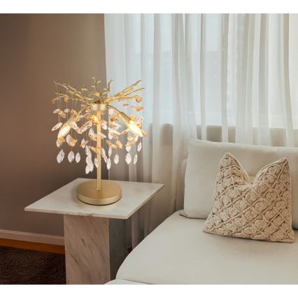 Globo - Stolní lampa 3xE14/40W/230V zlatá