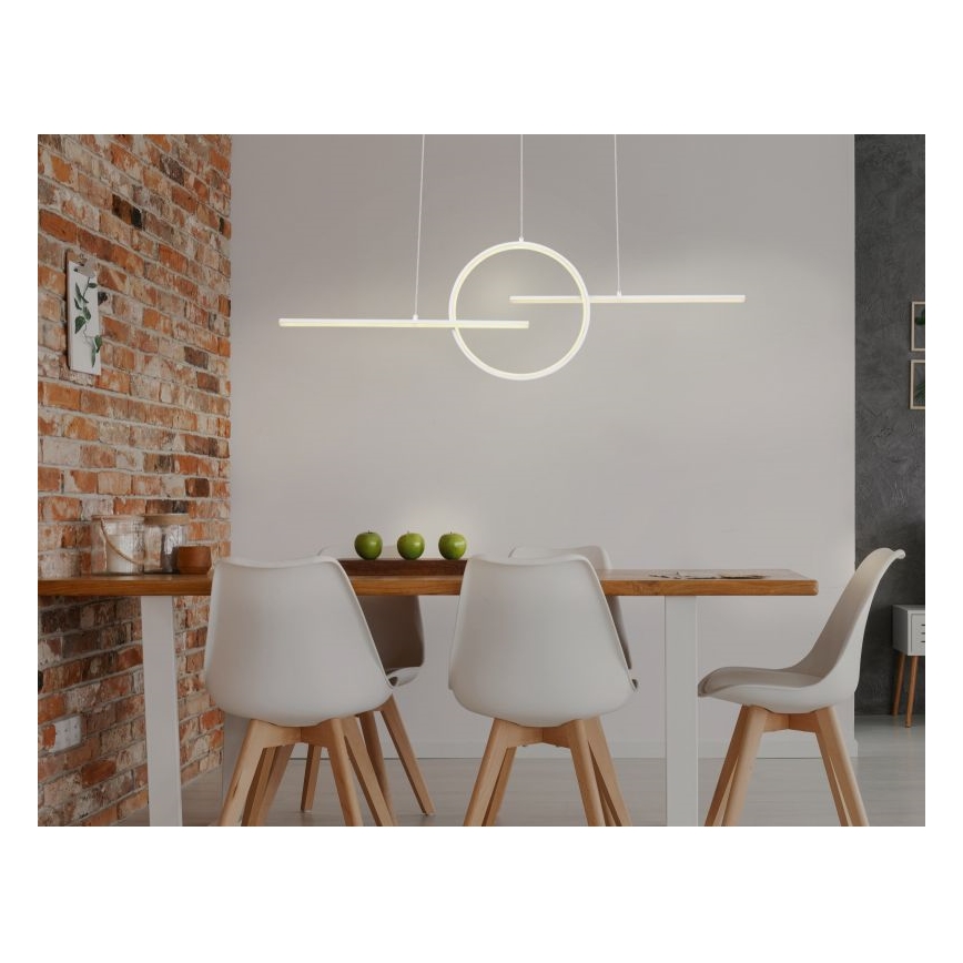 Globo - LED Stmívatelný lustr na lanku LED/50W/230V + dálkové ovládání