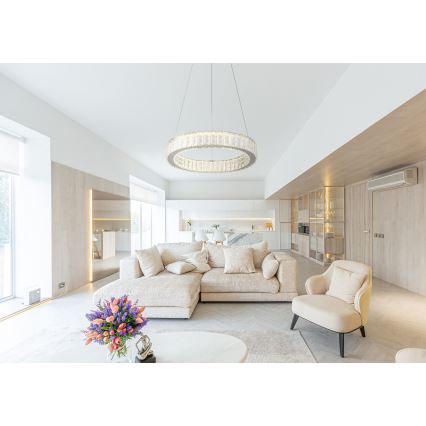 Globo - LED Stmívatelný lustr na lanku LED/50W/230V 2700-6000K pr. 50 cm + dálkové ovládání