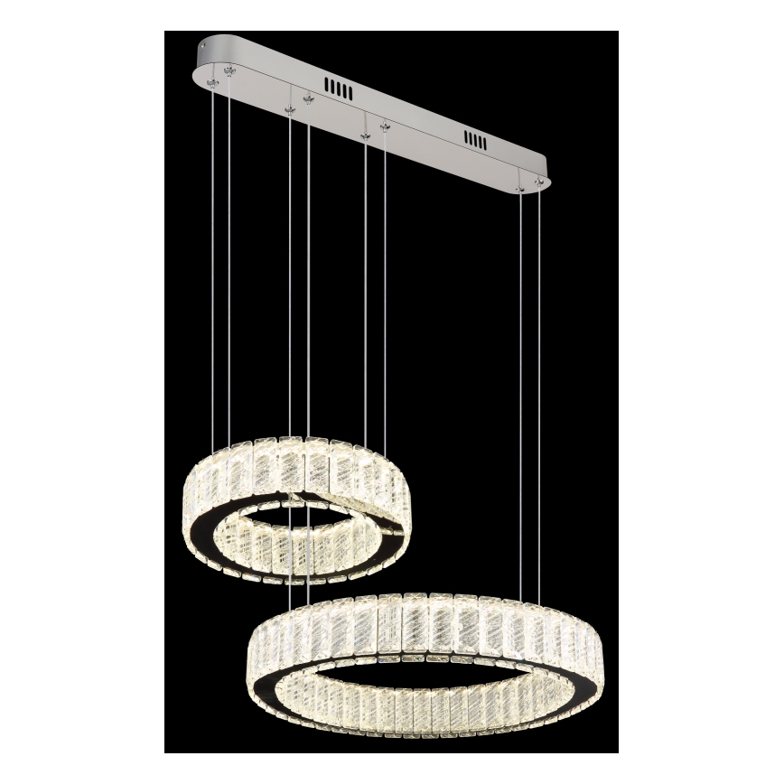 Globo - LED Stmívatelný lustr na lanku LED/80W/230V 2700-6000K + dálkové ovládání