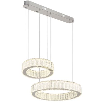 Globo - LED Stmívatelný lustr na lanku LED/80W/230V 2700-6000K + dálkové ovládání