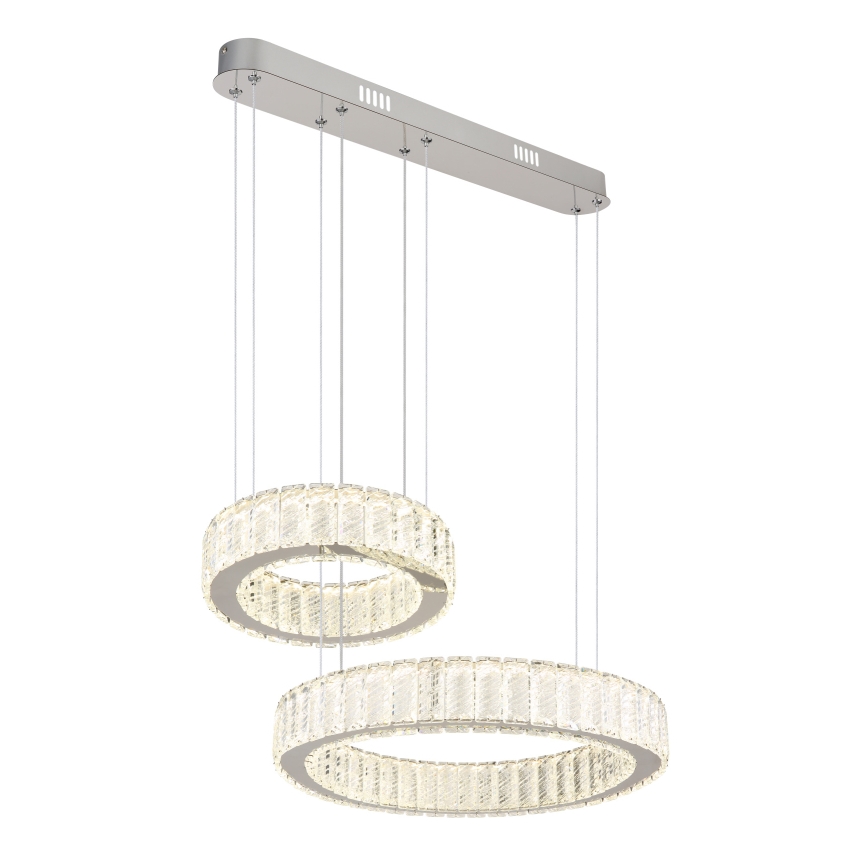 Globo - LED Stmívatelný lustr na lanku LED/80W/230V 2700-6000K + dálkové ovládání