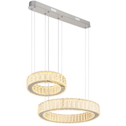 Globo - LED Stmívatelný lustr na lanku LED/80W/230V 2700-6000K + dálkové ovládání