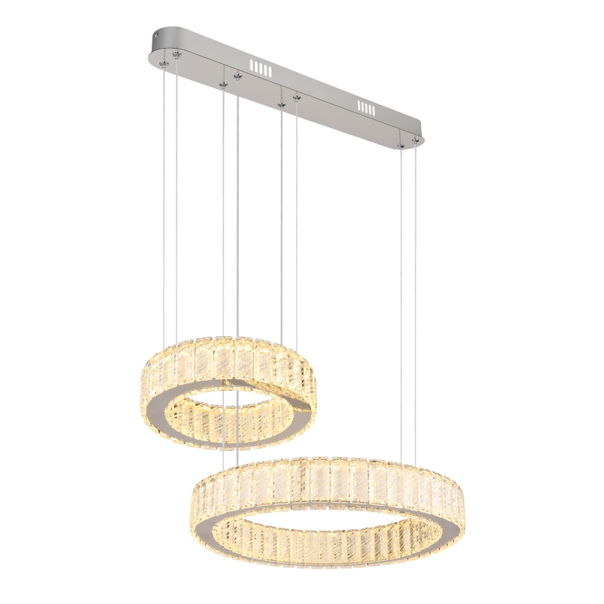 Globo - LED Stmívatelný lustr na lanku LED/80W/230V 2700-6000K + dálkové ovládání