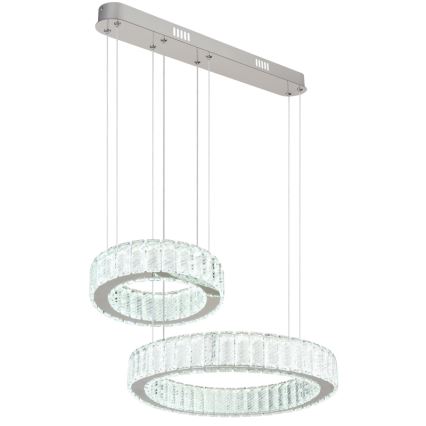 Globo - LED Stmívatelný lustr na lanku LED/80W/230V 2700-6000K + dálkové ovládání