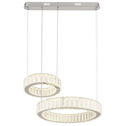 Globo - LED Stmívatelný lustr na lanku LED/80W/230V 2700-6000K + dálkové ovládání