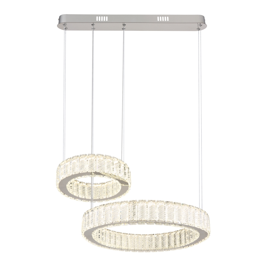 Globo - LED Stmívatelný lustr na lanku LED/80W/230V 2700-6000K + dálkové ovládání
