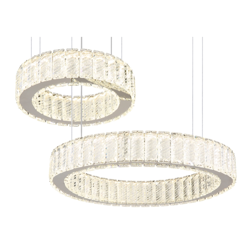 Globo - LED Stmívatelný lustr na lanku LED/80W/230V 2700-6000K + dálkové ovládání