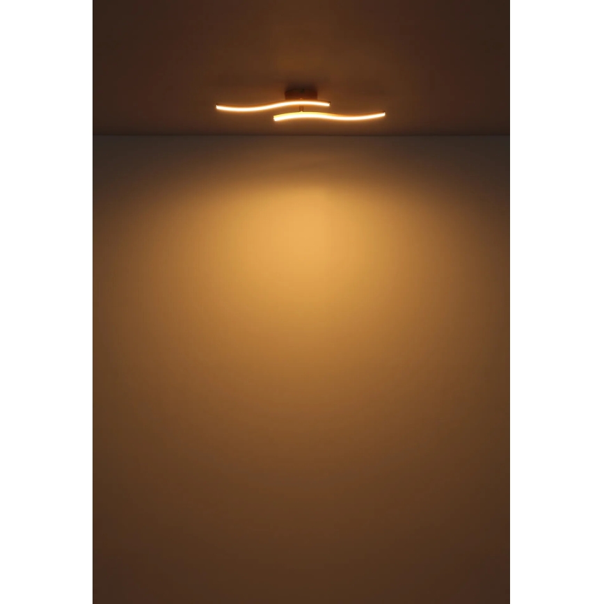 Globo - LED Přisazený lustr LED/12W/230V 3000K oranžová