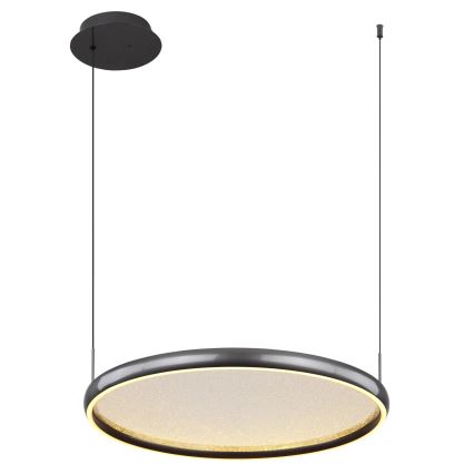 Globo - LED Stmívatelný lustr na lanku LED/36W/230V 2700-6000K černá + dálkové ovládání