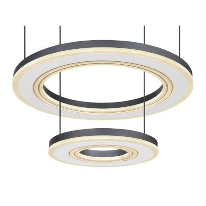 Globo - LED Stmívatelný lustr na lanku LED/50W/230V 2700-6000K pr. 50 cm černá + dálkové ovládání