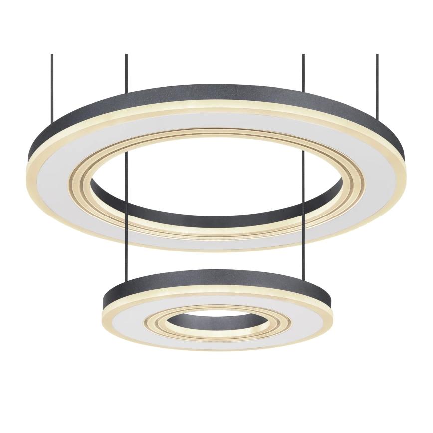 Globo - LED Stmívatelný lustr na lanku LED/50W/230V 2700-6000K pr. 50 cm černá + dálkové ovládání
