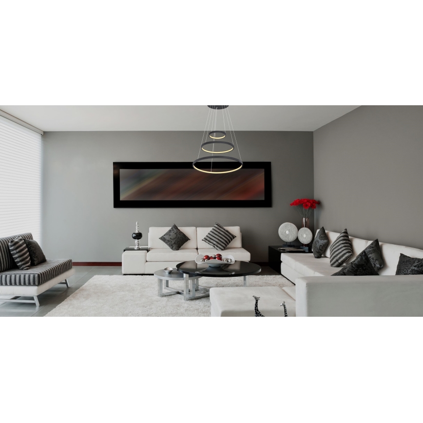 Globo - LED Stmívatelný lustr na lanku 3xLED/19W/230V