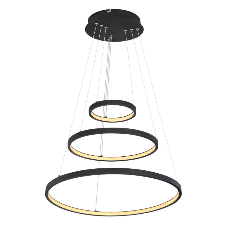 Globo - LED Stmívatelný lustr na lanku 3xLED/19W/230V