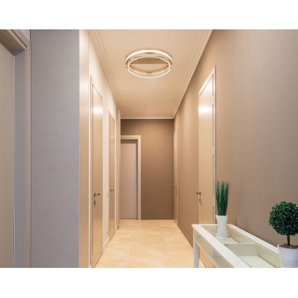 Globo - LED Stmívatelné křišťálové stropní svítidlo LED/36W/230V 2700K-6000K + dálkové ovládání