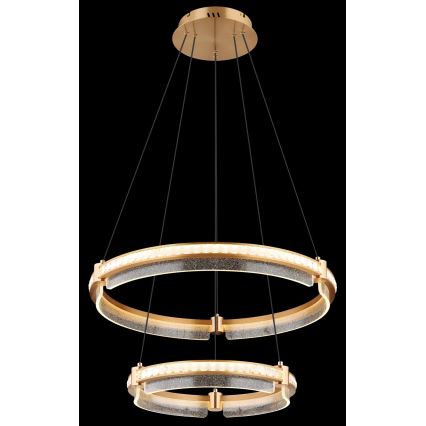 Globo - LED Stmívatelný křišťálový lustr na lanku LED/78W/230V 2700K-6000K + dálkové ovládání