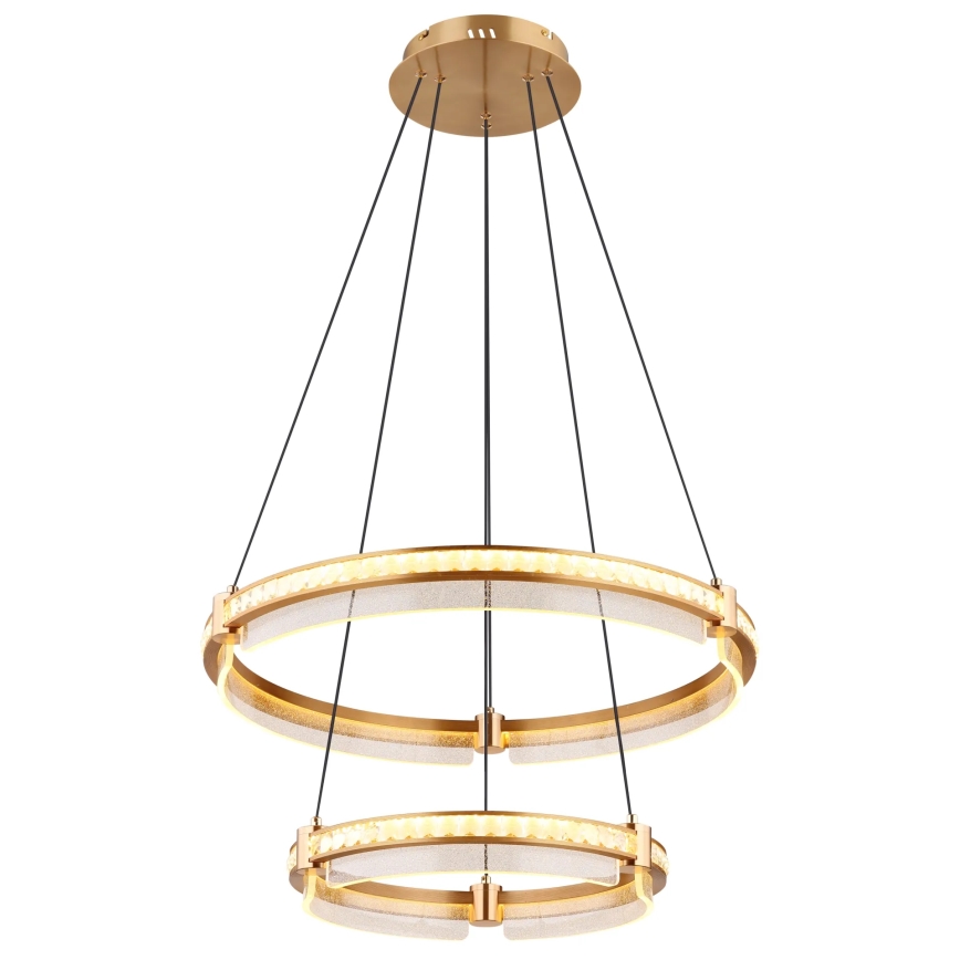 Globo - LED Stmívatelný křišťálový lustr na lanku LED/78W/230V 2700K-6000K + dálkové ovládání