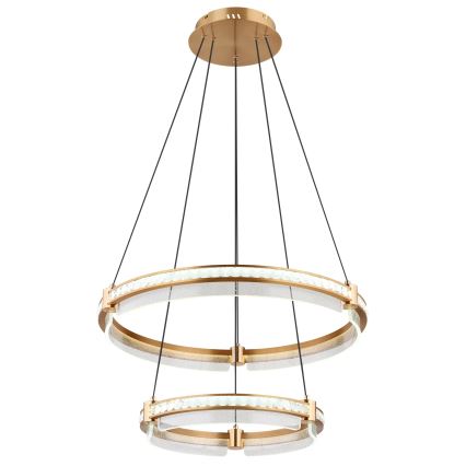 Globo - LED Stmívatelný křišťálový lustr na lanku LED/78W/230V 2700K-6000K + dálkové ovládání