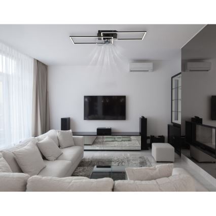 Globo - LED Stmívatelné stropní svítidlo s ventilátorem LED/38W/230V 3000-6500K + dálkové ovládání