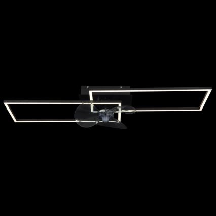 Globo - LED Stmívatelné stropní svítidlo s ventilátorem LED/38W/230V 3000-6500K + dálkové ovládání
