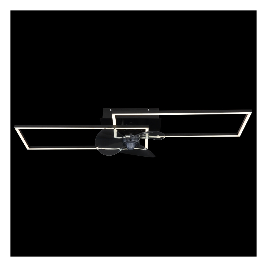 Globo - LED Stmívatelné stropní svítidlo s ventilátorem LED/38W/230V 3000-6500K + dálkové ovládání