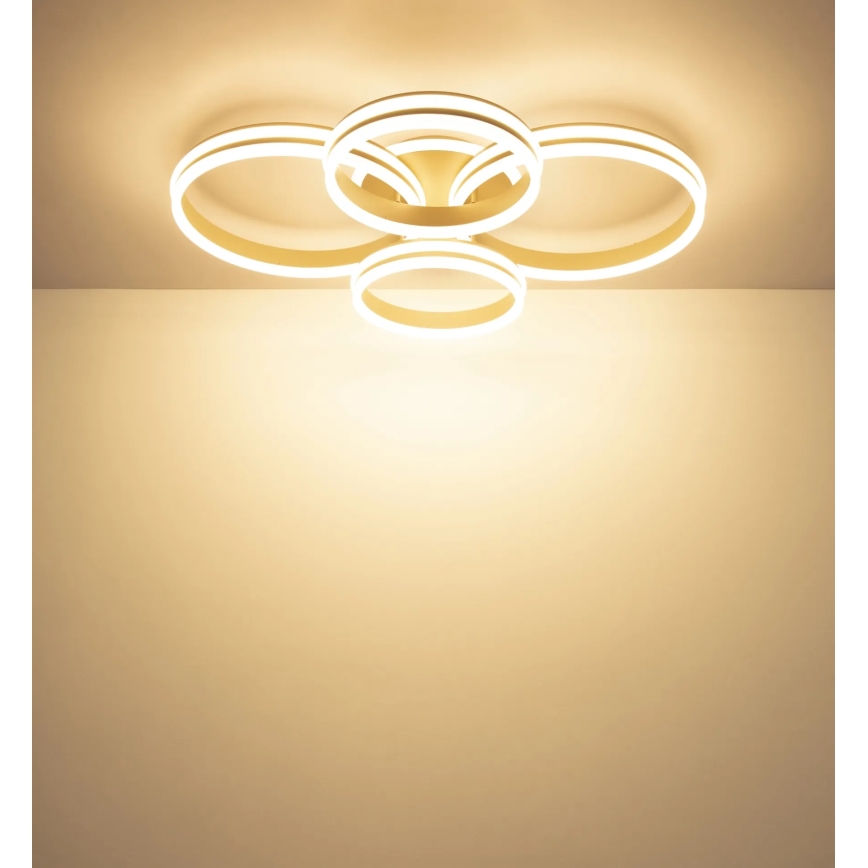 Globo - LED Stmívatelné stropní svítidlo LED/92W/230V 3000K 68x84,5 cm